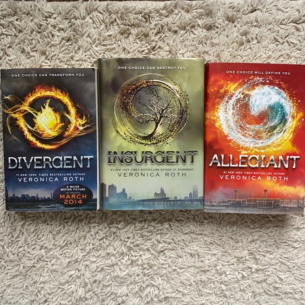 Divergent trilogy by Veronica Roth